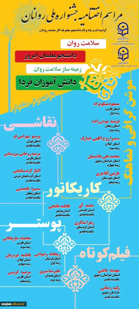 افتخارآفرینی دانشجویان دختر دانشگاه فرهنگیان استان زنجان 3