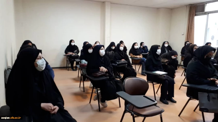 آغاز آموزش حضوری در دانشگاه فرهنگیان استان زنجان با رعایت ضوابط بهداشتی  7
