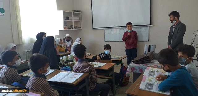 بازدیددانشجویان ابتدایی ازکلاسهای چند پایه روستای ینگجه  5