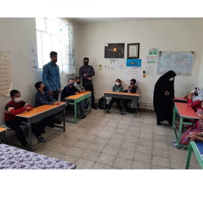 دیدار دانشجویان پردیس شهید بهشتی زنجان از مدارس چندپایه شهرستان سلطانیه