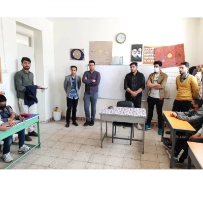 دیدار دانشجویان پردیس شهید بهشتی زنجان از مدارس چندپایه شهرستان سلطانیه