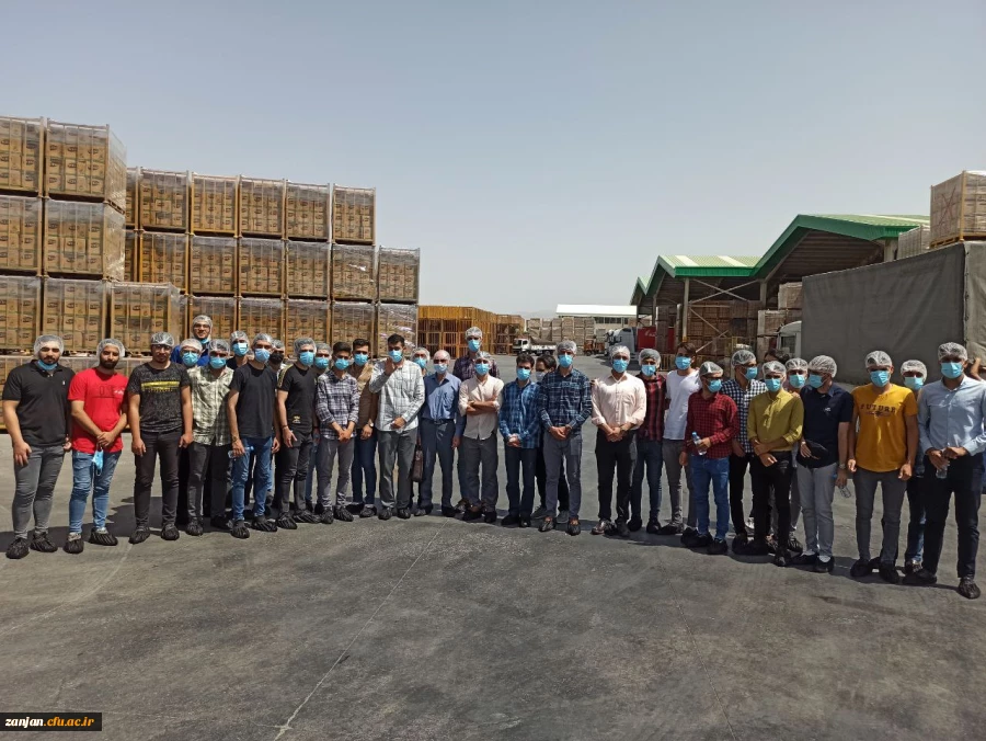 اردوی یک روزه دیدار از شرکتهای تولیدی شهرک صنعتی زنجان