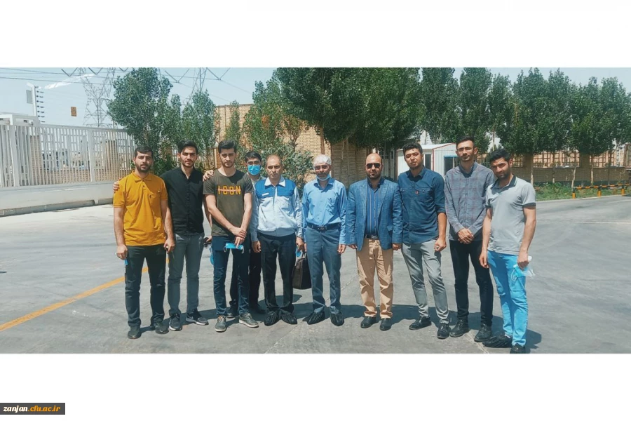 اردوی یک روزه دیدار از شرکتهای تولیدی شهرک صنعتی زنجان