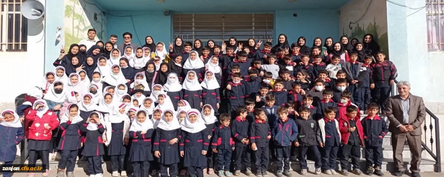 بازدید دانشجویان از مدارس روستایی شهرستان سلطانیه   2