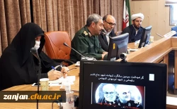 مراسم گرامیداشت سومین سال شهادت سردار سلیمانی با حضور فرمانده سپاه انصارالمهدی استان 4