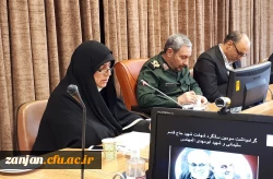 مراسم گرامیداشت سومین سال شهادت سردار سلیمانی با حضور فرمانده سپاه انصارالمهدی استان 5