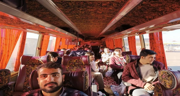 حضور دانشجویان شهید بهشتی در مراسم سومین سالگرد شهادت سردار سلیمانی در کرمان در قالب اردوی راهیان مقاومت