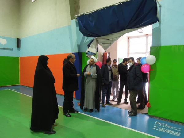 بهره برداری از سالن ورزشی