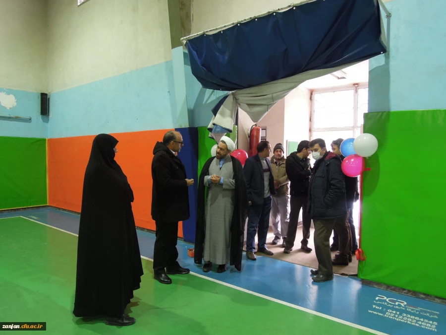 بهره برداری از سالن ورزشی