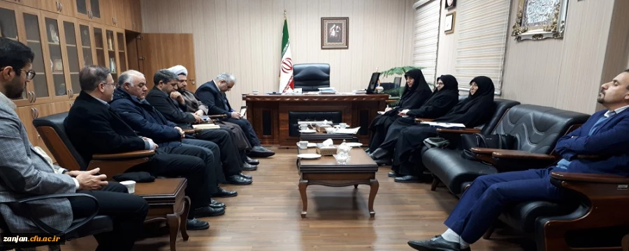 جلسه مشترک مدیریت امور پردیس های دانشگاه فرهنگیان زنجان با مدیر کل آموزش و پرورش استان زنجان 2