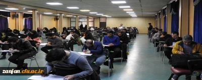  آزمون دروس فرهنگی مهارت آموزان سری ششم ماده 28، در پردیس الزهرا(س) برگزار شد.