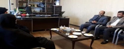 دیدار مدیر امور پردیس های دانشگاه فرهنگیان زنجان با مدیرکل فرهنگ و ارشاد اسلامی استان 2