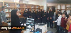 بازدید دانش آموزان مدارس ناحیه 1 و2 در هفته مشاغل از دانشگاه فرهنگیان پردیس الزهرا(س)  2