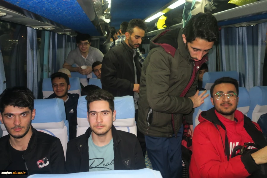 اعزام دانشجویان پردیس شهید بهشتی زنجان به اردوی راهیان نور جنوب