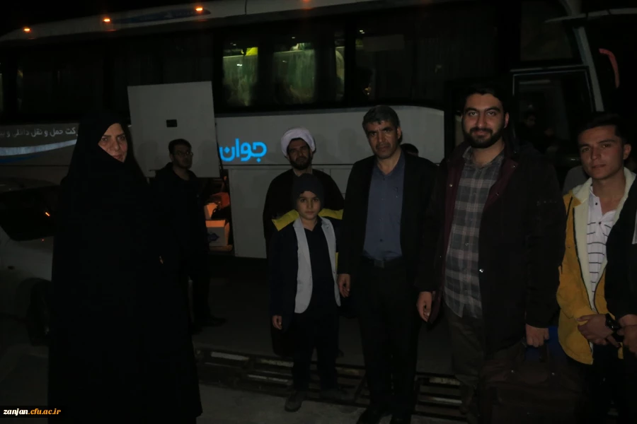 اعزام دانشجویان پردیس شهید بهشتی زنجان به اردوی راهیان نور جنوب