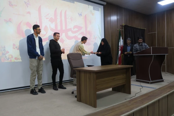 جشن نیمه شعبان در پردیس شهید بهشتی زنجان اسفند 1401