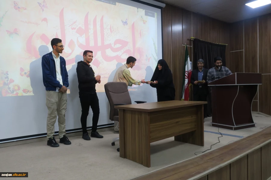 جشن نیمه شعبان در پردیس شهید بهشتی زنجان اسفند 1401