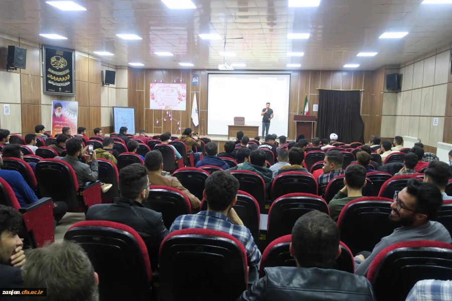 جشن نیمه شعبان در پردیس شهید بهشتی زنجان اسفند 1401