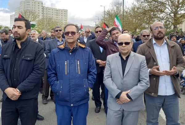                                                           حضور اساتید، کارکنان و دانشجومعلمان دانشگاه فرهنگیان استان زنجان در راهپیمایی روز جهانی قدس 4