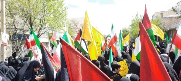                                                           حضور اساتید، کارکنان و دانشجومعلمان دانشگاه فرهنگیان استان زنجان در راهپیمایی روز جهانی قدس 6
