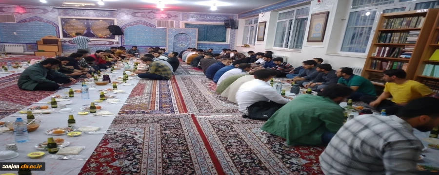 برگزاری مراسم ضیافت افطاری در پردیس شهید بهشتی زنجان 10