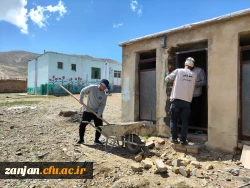 اردوی جهادی بسیج دانشجویی پردیس شهید بهشتی در روستاهای شهرستان ماهنشان 5