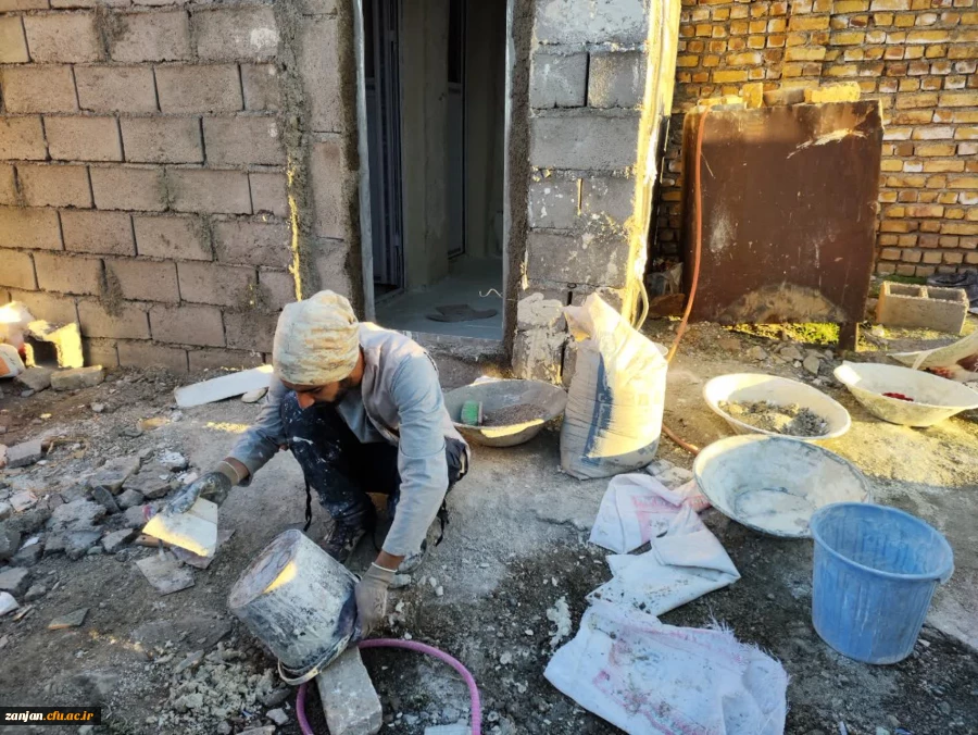 اردوی جهادی بسیج دانشجویی پردیس شهید بهشتی در روستاهای شهرستان ماهنشان 6