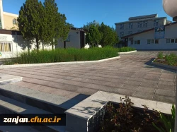 گل کاری و ترمیم فضای سبز پردیس شهید بهشتی 3