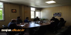 جلسه هماهنگی مراسم سرآمدی آموزش دانشگاه فرهنگیان با معاونت فرهنگی اجتماعی ،ورزشی شهرداری زنجان  2
