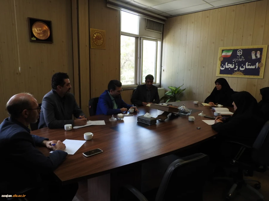 جلسه هماهنگی مراسم سرآمدی آموزش دانشگاه فرهنگیان با معاونت فرهنگی اجتماعی ،ورزشی شهرداری زنجان  4