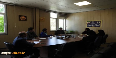 جلسه هماهنگی مراسم سرآمدی آموزش دانشگاه فرهنگیان با معاونت فرهنگی اجتماعی ،ورزشی شهرداری زنجان 