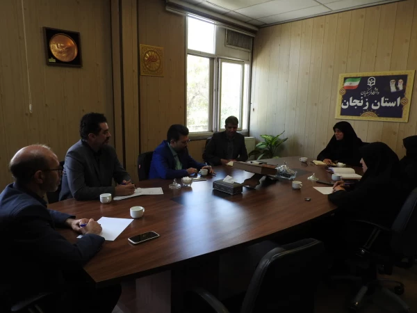 جلسه هماهنگی مراسم سرآمدی آموزش دانشگاه فرهنگیان با معاونت فرهنگی اجتماعی ،ورزشی شهرداری زنجان  3