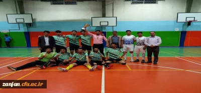 فینال لیگ فوتسال و جام رمضان پردیس شهید بهشتی زنجان با قهرمانی تیم آکادمی بی نهایت به پایان رسید.