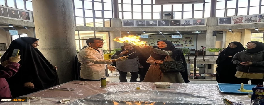 بازدید از خانه علم دانشگاه تحصیلات تکمیلی علوم پایه با حضور دانشجومعلمان پردیس الزهرا(س) 2