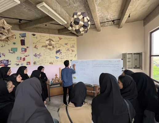 بازدید از خانه علم دانشگاه تحصیلات تکمیلی علوم پایه با حضور دانشجومعلمان پردیس الزهرا(س) 2