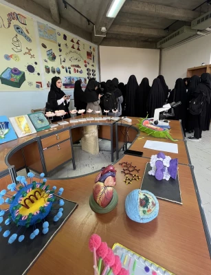 بازدید از خانه علم دانشگاه تحصیلات تکمیلی علوم پایه با حضور دانشجومعلمان پردیس الزهرا(س) 2