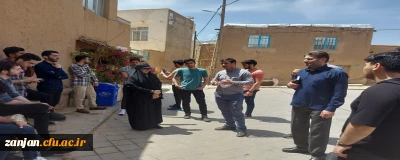 بازدید دانشجویان پردیس شهید بهشتی از روستای تاریخی گردشگری درسجین