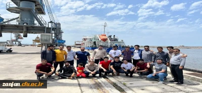 بازدید دانشجویان رشته جغرافی پردیس شهید بهشتی از بنادر دریانوردی و سد منجیل