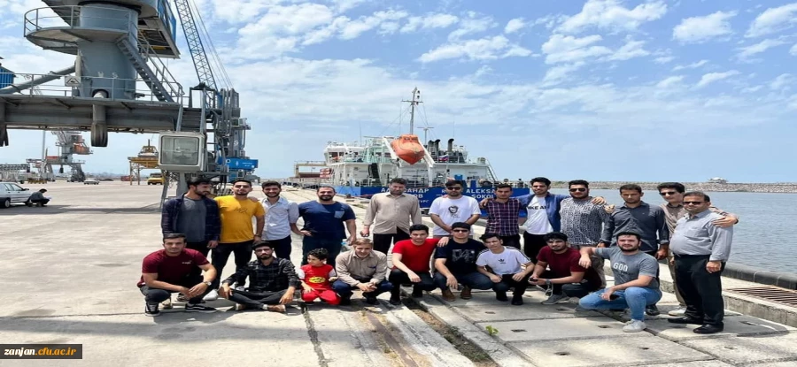 بازدید دانشجویان رشته جغرافی پردیس شهید بهشتی از بنادر دریانوردی و سد منجیل 2