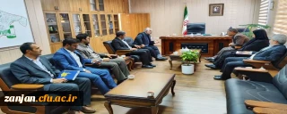 دیدار مسئولین دانشگاه فرهنگیان با مدیر کل آموزش و پرورش استان زنجان
