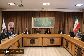 نشست مطبوعاتی با اصحاب رسانه در خصوص برگزاری دهمین جشنواره تدریس برتر به میزبانی دانشگاه فرهنگیان استان زنجان