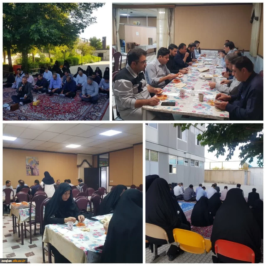 مراسم روضه و عزاداری و زیارت عاشورا در دانشگاه فرهنگیان