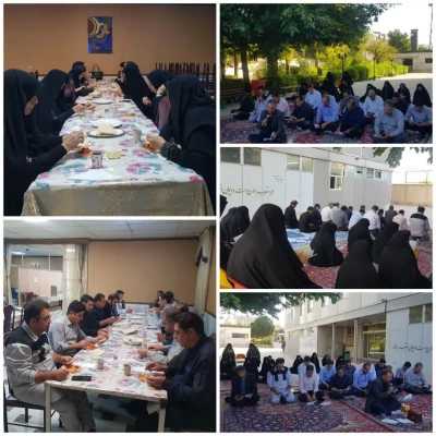 مراسم روضه و عزاداری و زیارت عاشورا در دانشگاه فرهنگیان