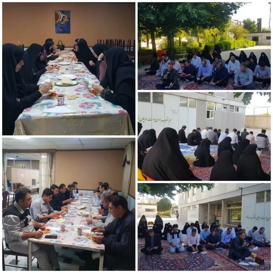 مراسم روضه و عزاداری و زیارت عاشورا در دانشگاه فرهنگیان