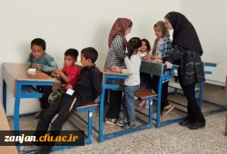 اردوی جهادی بسیج دانشجویی با حضور جمعی از جهادگران دانشجومعلم پردیس الزهرا(س)، در منطقه اوریاد ماهنشان برگزار گردید 2