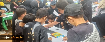 شرکت پرشور بسیج دانشجویی دانشگاه فرهنگیان استان زنجان در مراسم جاماندگان اربعین حسینی(ع)