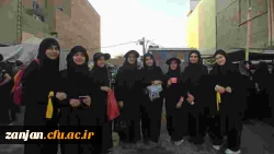 شرکت پرشور بسیج دانشجویی دانشگاه فرهنگیان استان زنجان در مراسم جاماندگان اربعین حسینی(ع) 2