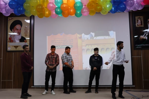 جشن هفته وحدت و میلاد نبی مکرم اسلام (ص) در دانشگاه فرهنگیان پردیس شهید بهشتی برگزار گردید. 5