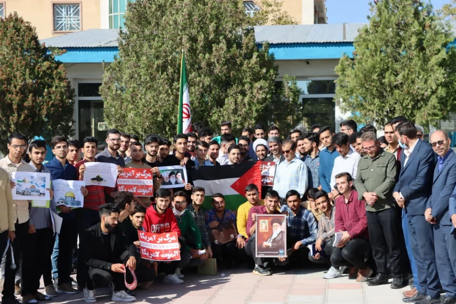 اعلام همبستگی دانشجویان پردیس شهید بهشتی با جوانان مبارز فلسطینی