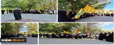 به گزارش روابط عمومی دانشگاه فرهنگیان استان زنجان:

طوفان الاقصی طلیعه نابودی غده سرطانی اسرائیل است